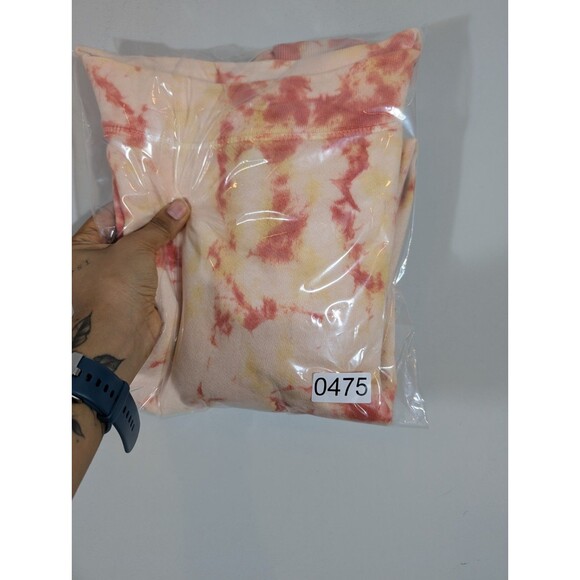 Pilcro and the Letterpress Elayna Tie dye Orange Pullover Sz M Boho Streetwear - Picture 7 of 7